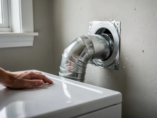 Bay Village Dryer Vent Cleaning expert performing professional dryer vent repair and installation in Bay Village