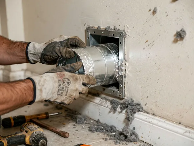 Professional dryer vent repair and installation by Bay Village Dryer Vent Cleaning in Bay Village