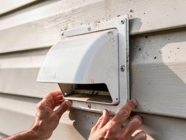 Bay Village Dryer Vent Cleaning technician delivering thorough residential dryer vent cleaning service in Bay Village